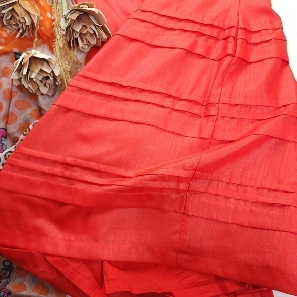 Jessica Simpson Orange Sheath Dress sz 10 - Picture 16 of 16